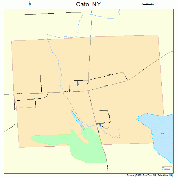 Cato, NY street map