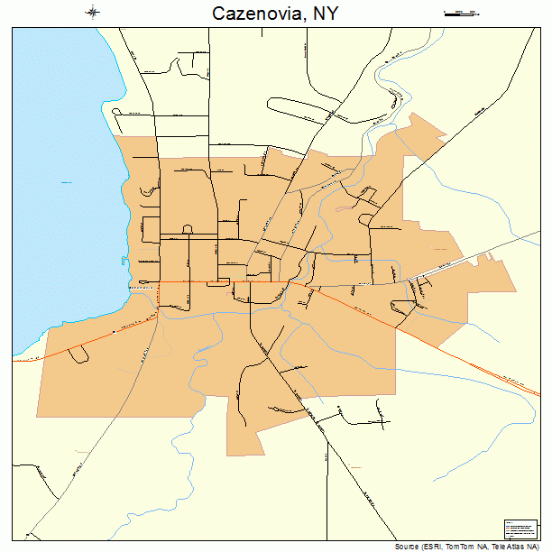 Cazenovia, NY street map
