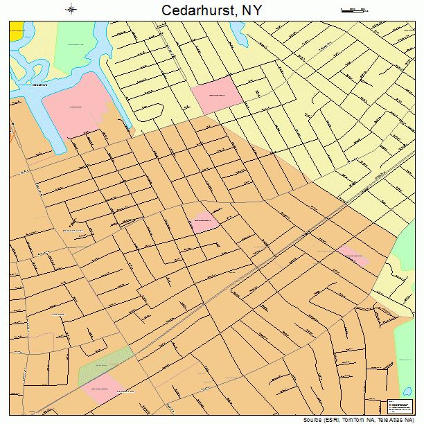 Cedarhurst, NY street map
