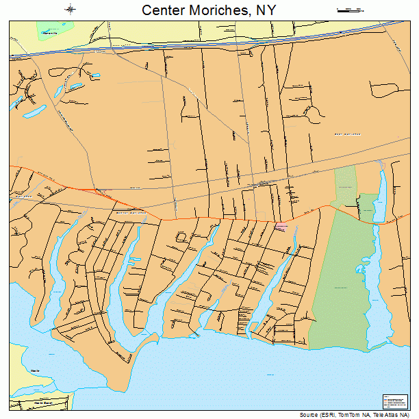 Center Moriches, NY street map
