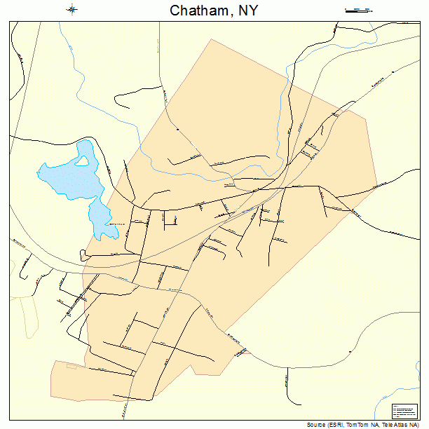 Chatham, NY street map