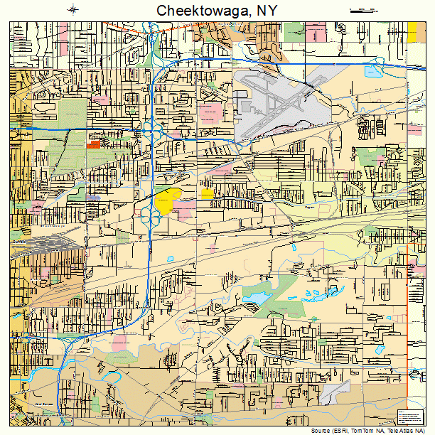 Cheektowaga, NY street map