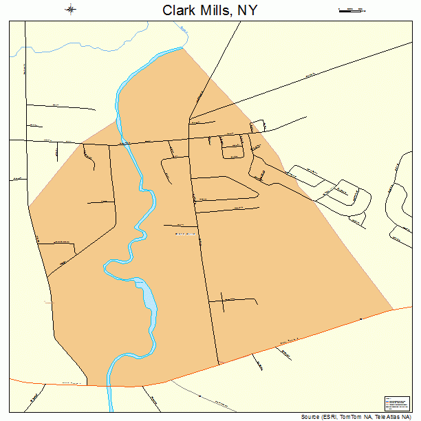 Clark Mills, NY street map