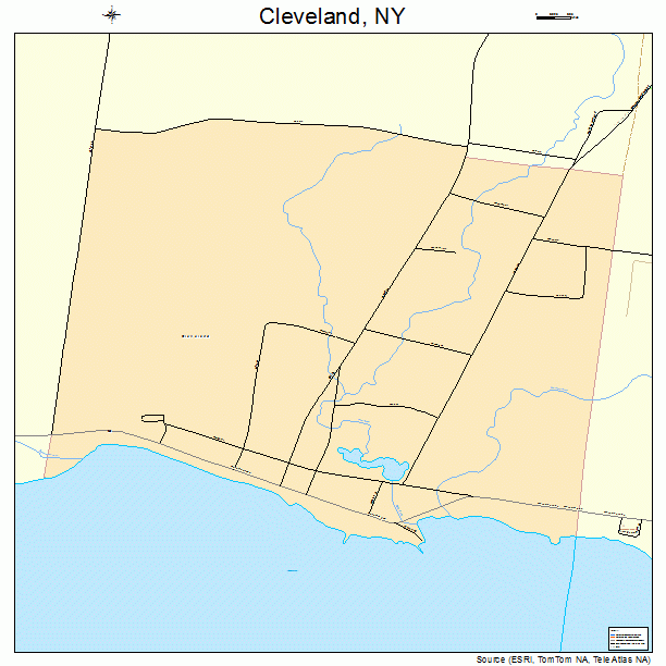 Cleveland, NY street map