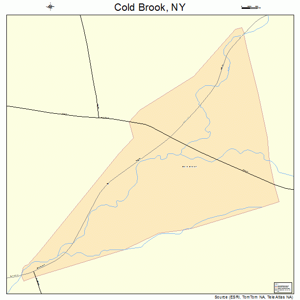 Cold Brook, NY street map