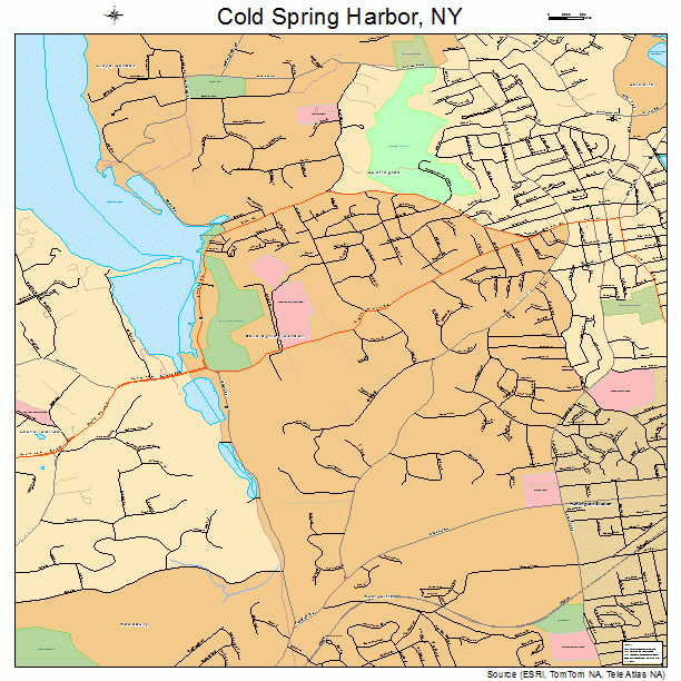 Cold Spring Harbor, NY street map