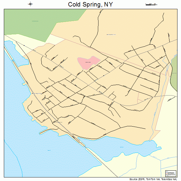 Cold Spring, NY street map