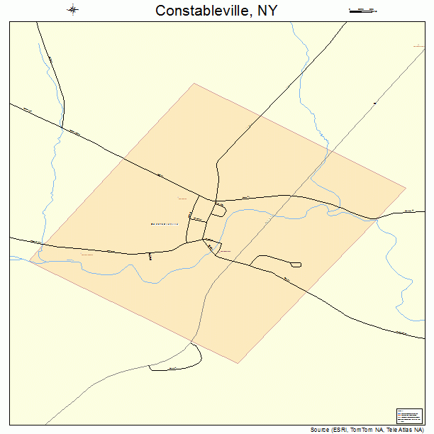 Constableville, NY street map