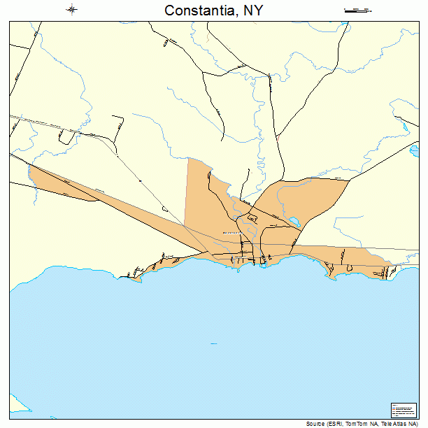 Constantia, NY street map