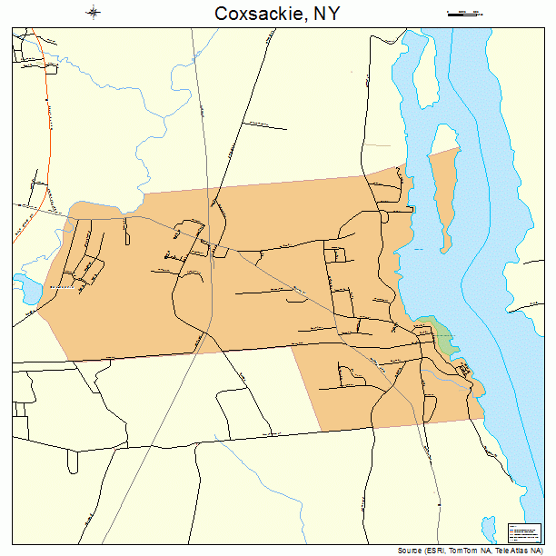 Coxsackie, NY street map