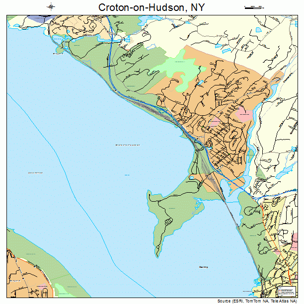 Croton-on-Hudson, NY street map