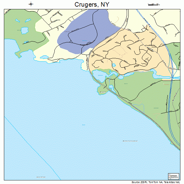 Crugers, NY street map