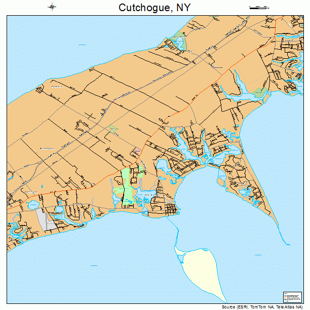 Cutchogue, NY street map