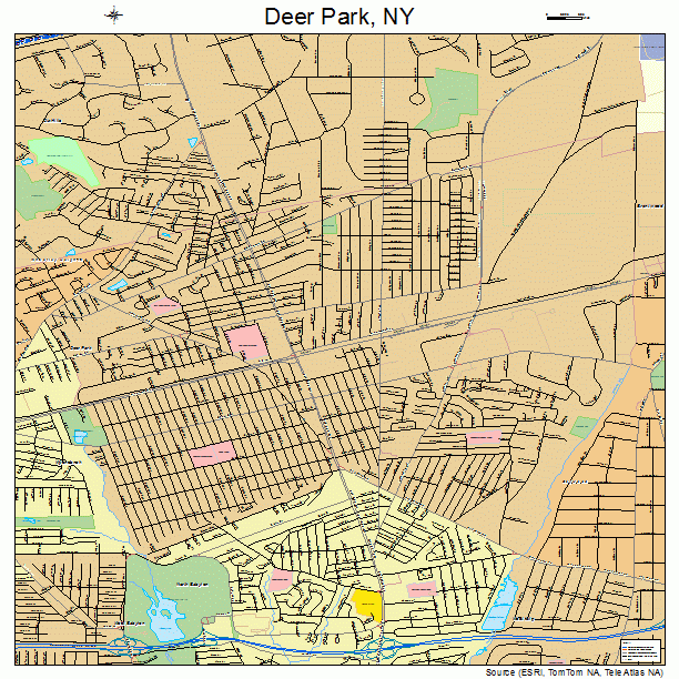 Deer Park, NY street map