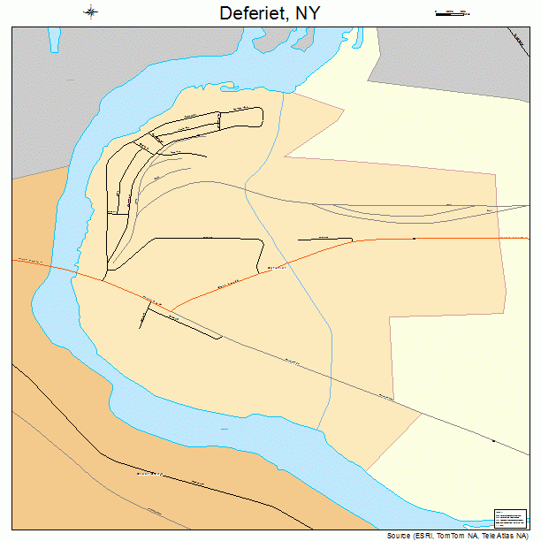 Deferiet, NY street map