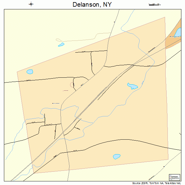 Delanson, NY street map