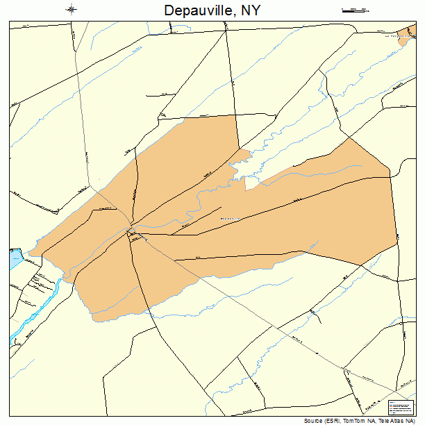 Depauville, NY street map