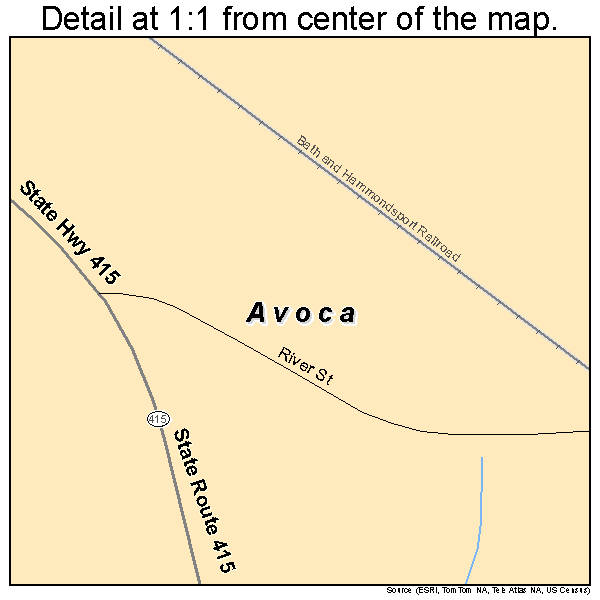 map of avoca        <h3 class=