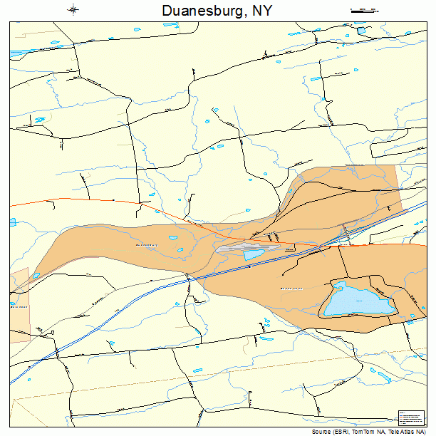 Duanesburg, NY street map