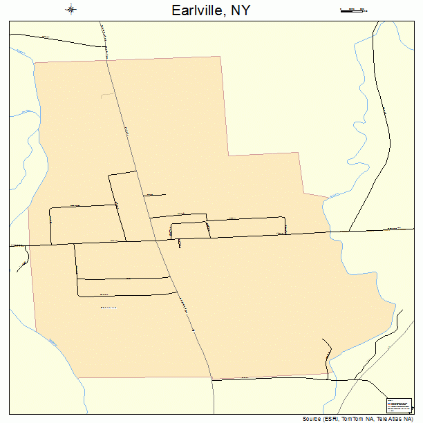 Earlville, NY street map