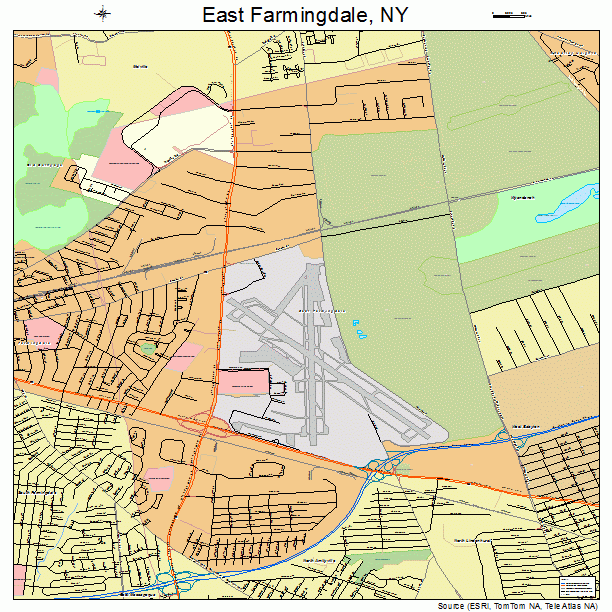 East Farmingdale, NY street map
