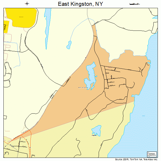 East Kingston, NY street map