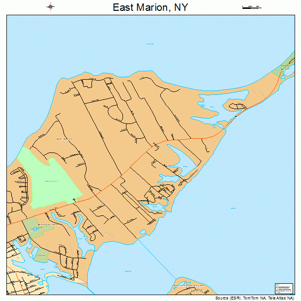 East Marion, NY street map