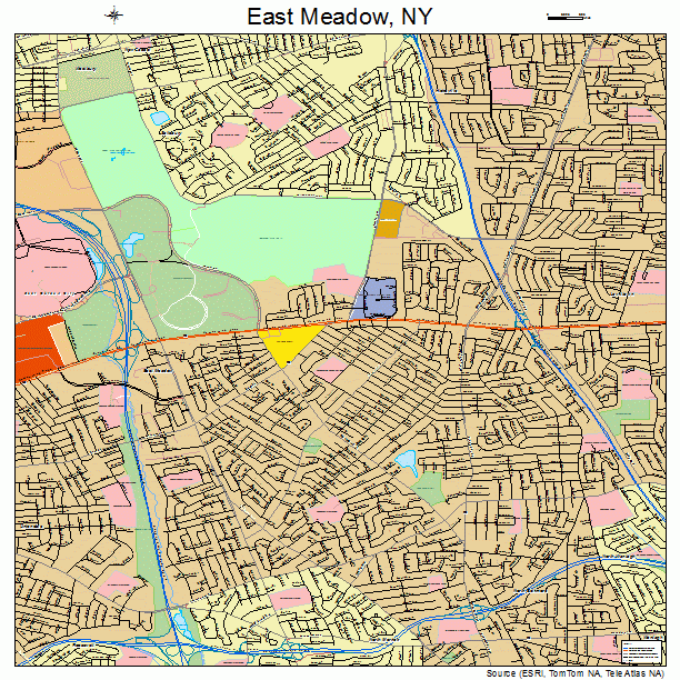 East Meadow, NY street map