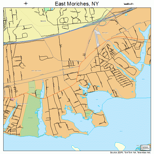 East Moriches, NY street map