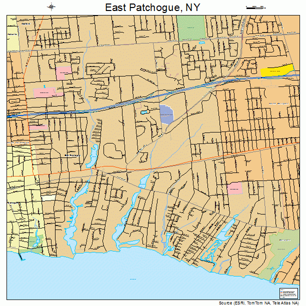 East Patchogue, NY street map