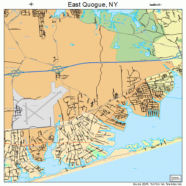 East Quogue, NY street map