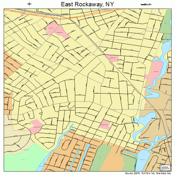 East Rockaway, NY street map