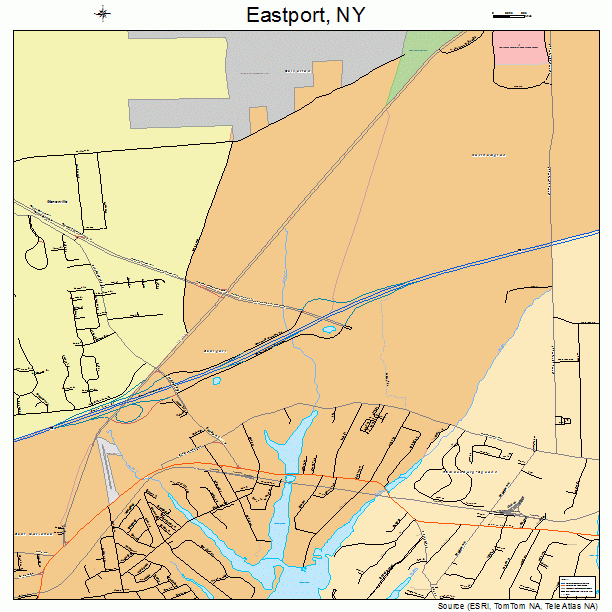 Eastport, NY street map