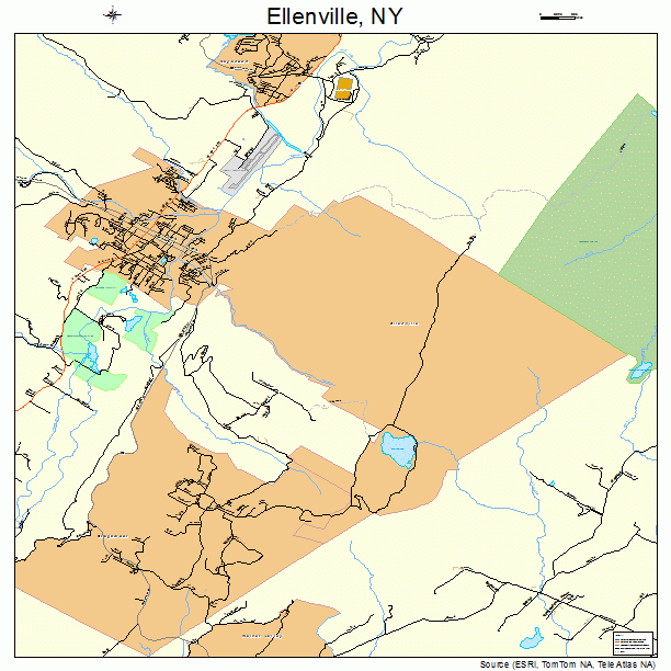 Ellenville, NY street map