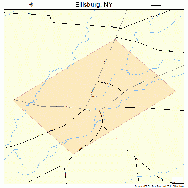 Ellisburg, NY street map