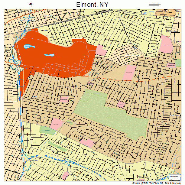 Elmont, NY street map