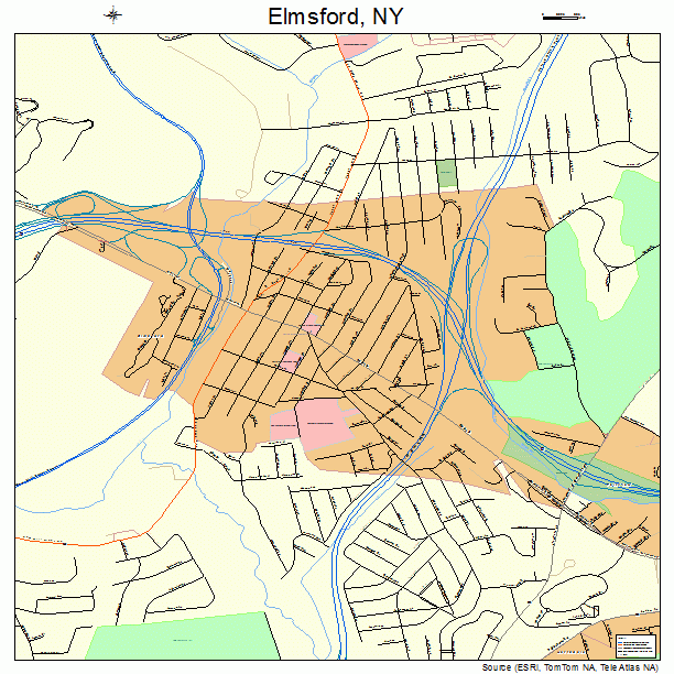 Elmsford, NY street map