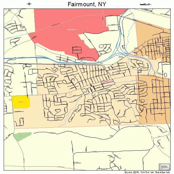 Fairmount, NY street map