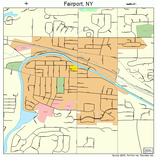 Fairport, NY street map