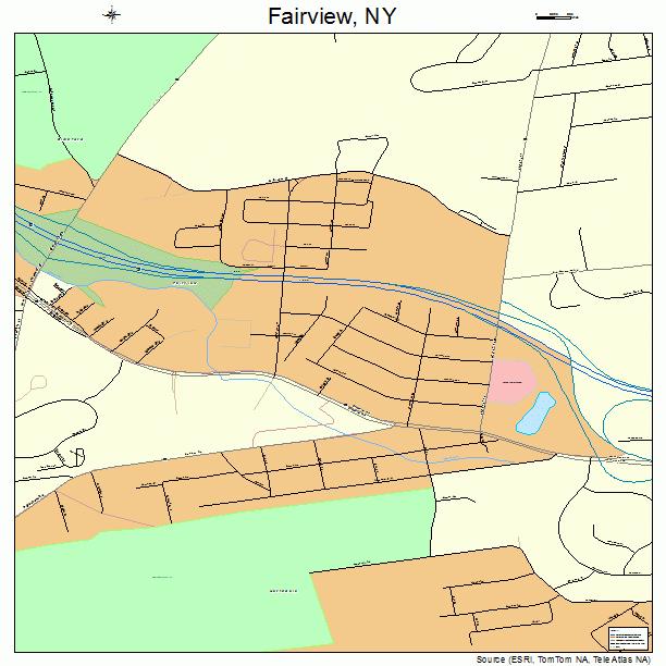 Fairview, NY street map