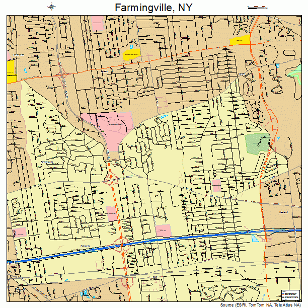 Farmingville, NY street map
