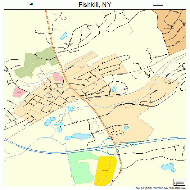 Fishkill, NY street map