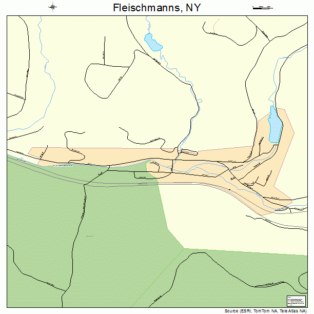 Fleischmanns, NY street map