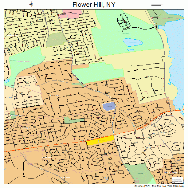 Flower Hill, NY street map