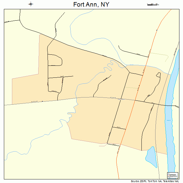 Fort Ann, NY street map