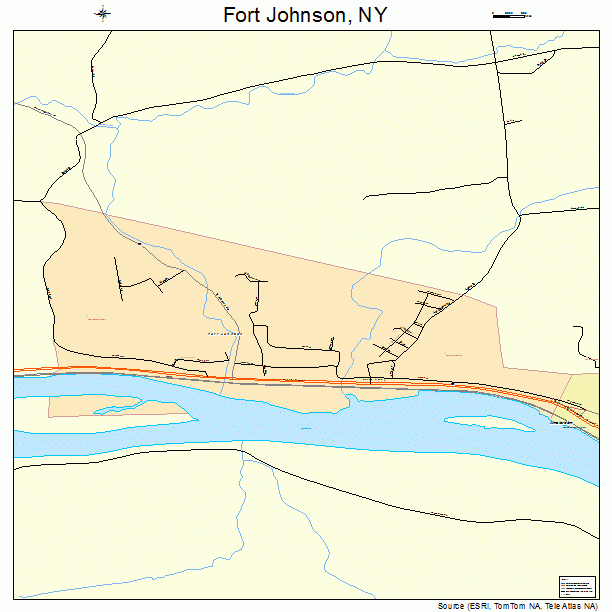 Fort Johnson, NY street map