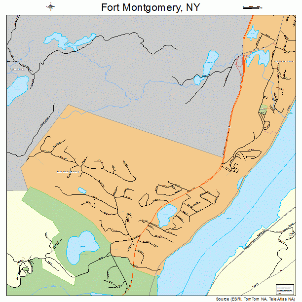 Fort Montgomery, NY street map