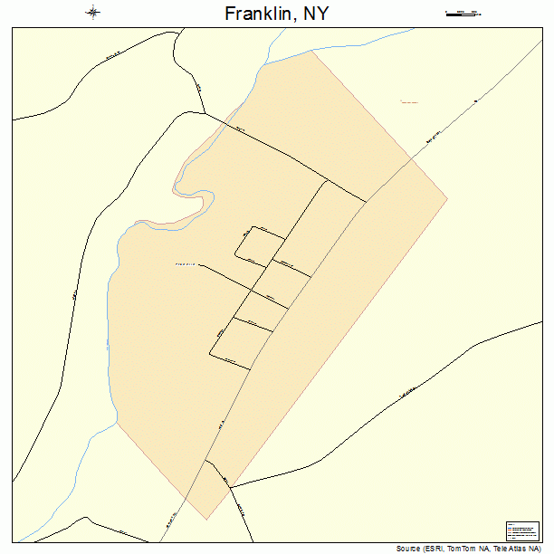 Franklin, NY street map