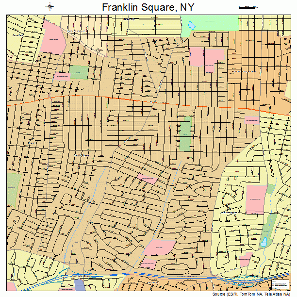 Franklin Square, NY street map