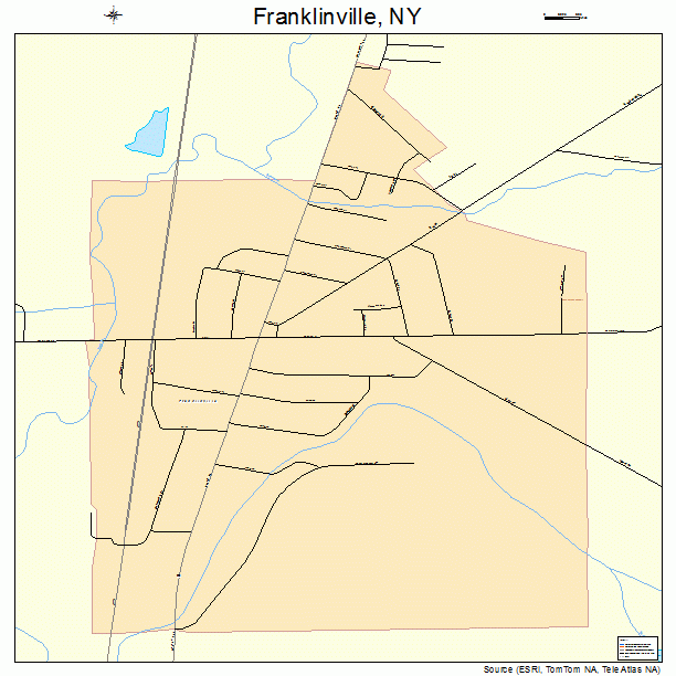 Franklinville, NY street map